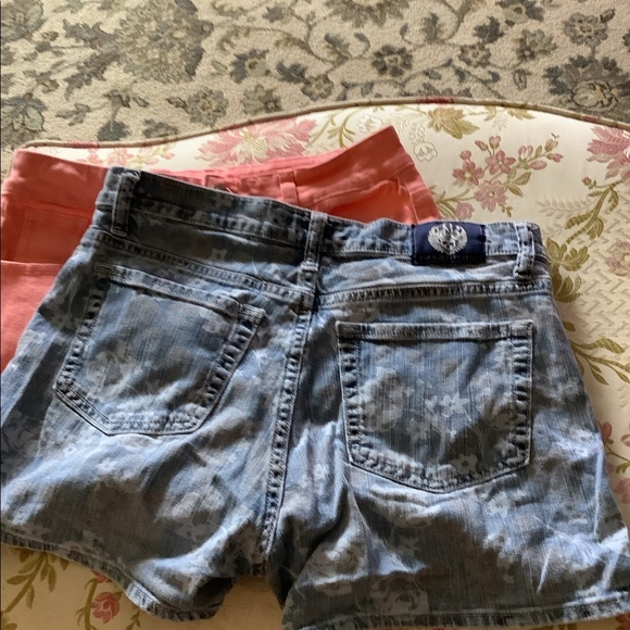 Rock& Republic & No Boundries bundle shorts 2 pair peach high rise & jean - Picture 10 of 14
